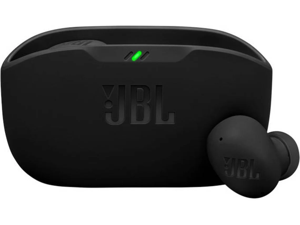 Auriculares Bluetooth True Wireless JBL WAVE BUDS 2 (In Ear - Micrófono - Noise Cancelling - Negro)