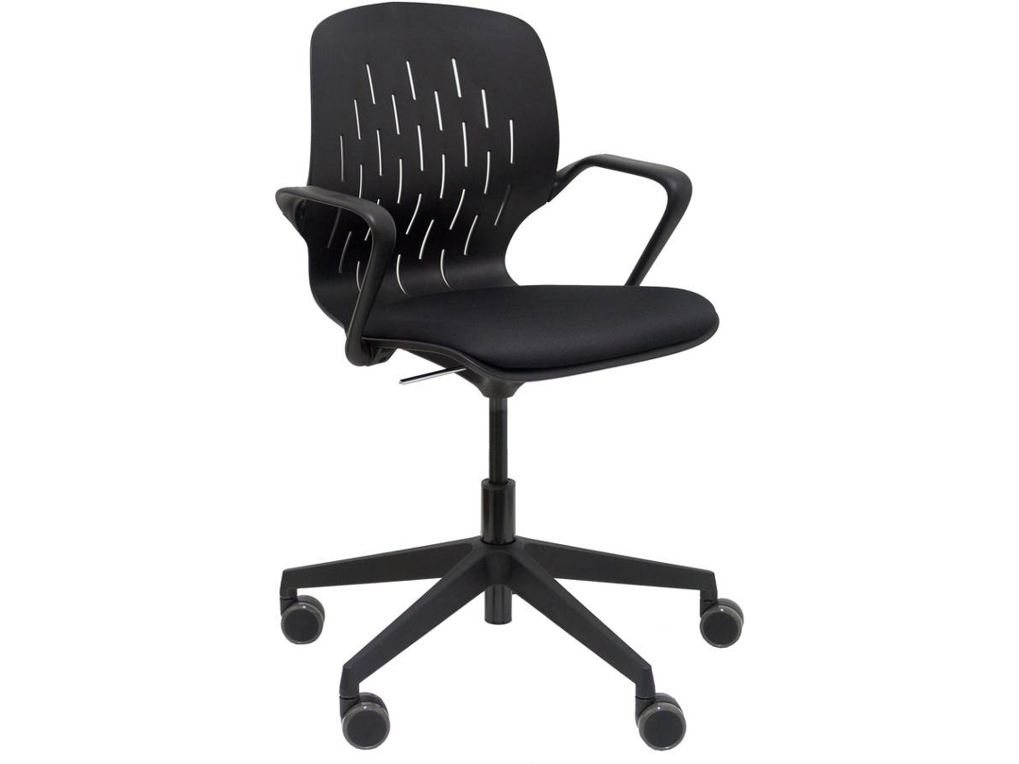 Silla de Confidente PYC To Sync Cowork  Negro (Brazos Ajustables - Tela)
