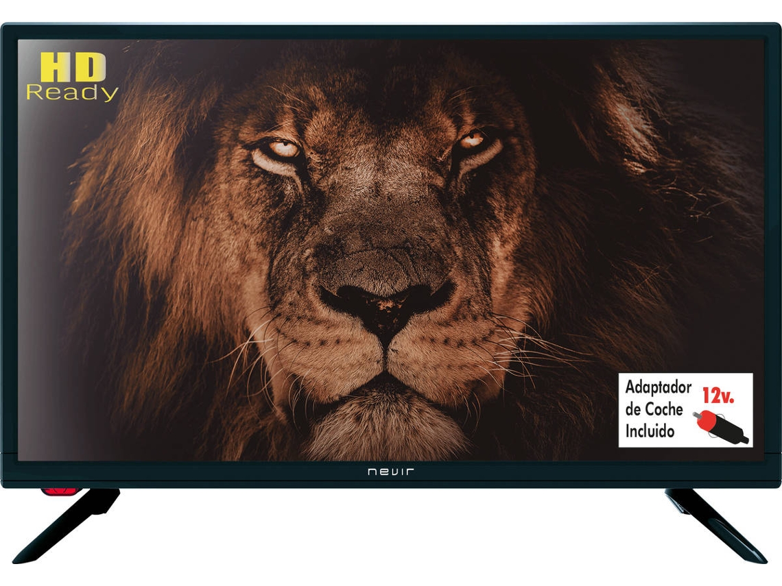 TV NEVIR NVR-8072-24RD2S (24'' - 61 cm - HD - Android Tv- con cargador 12V Caravanas y camping)
