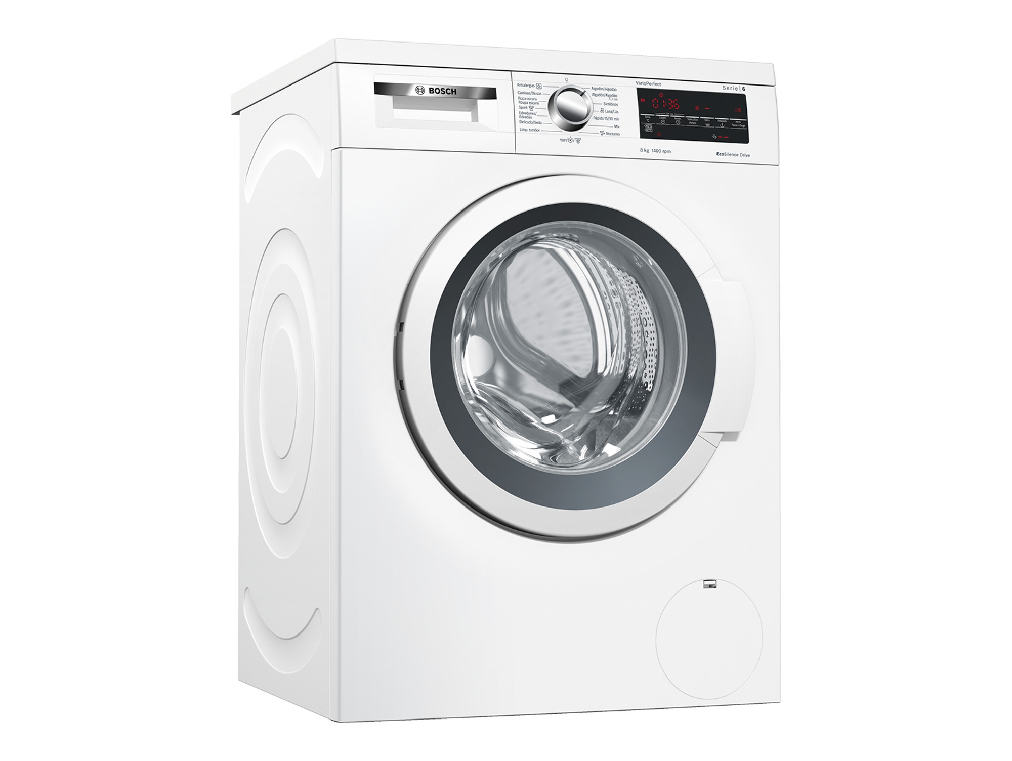 Lavadora BOSCH WUQ28468ES (8 kg - 1400 rpm - Blanco)