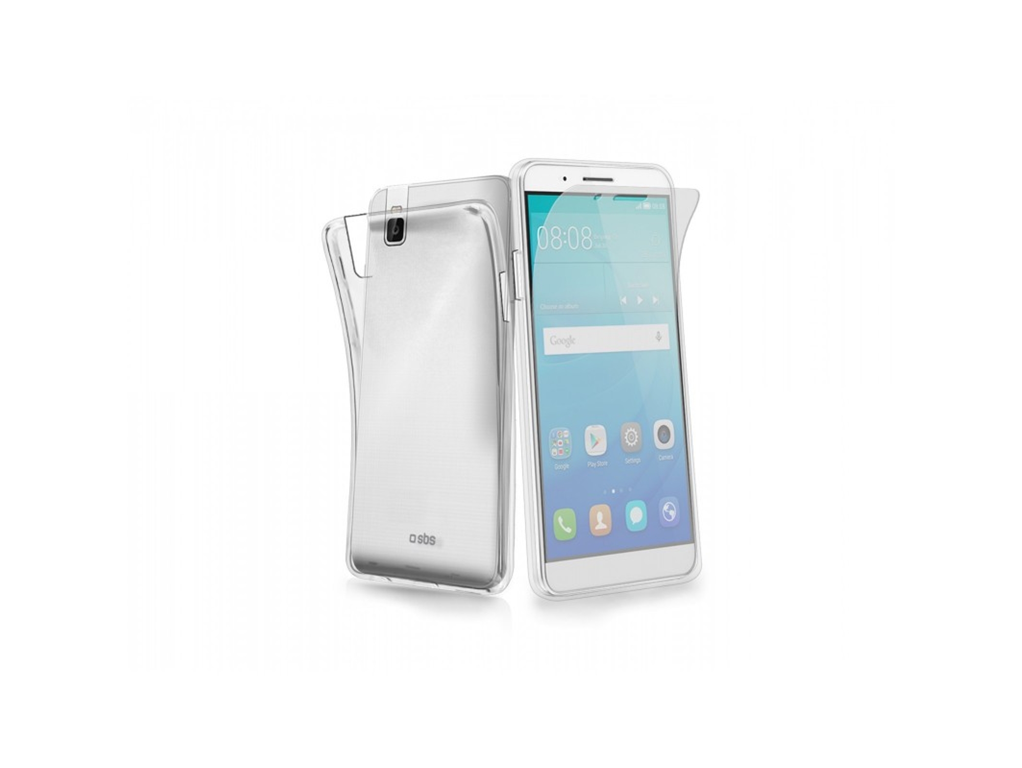 Carcasa y Protector de Pantalla Huawei ShotX, Honor 7i SBS Aero Extra-Slim Transparente
