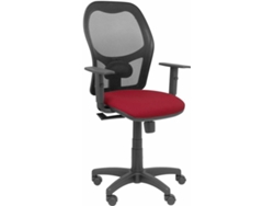Silla Operativa PYC  Alocén Rojo (Brazos Ajustables - Malla)