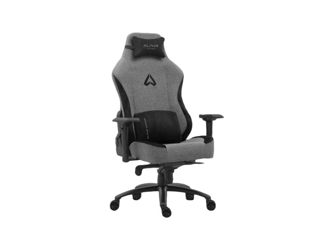 Silla Gaming ALPHA GAMER Nébula (Hasta 130 kg - Elevador Clase 4 - Gris)