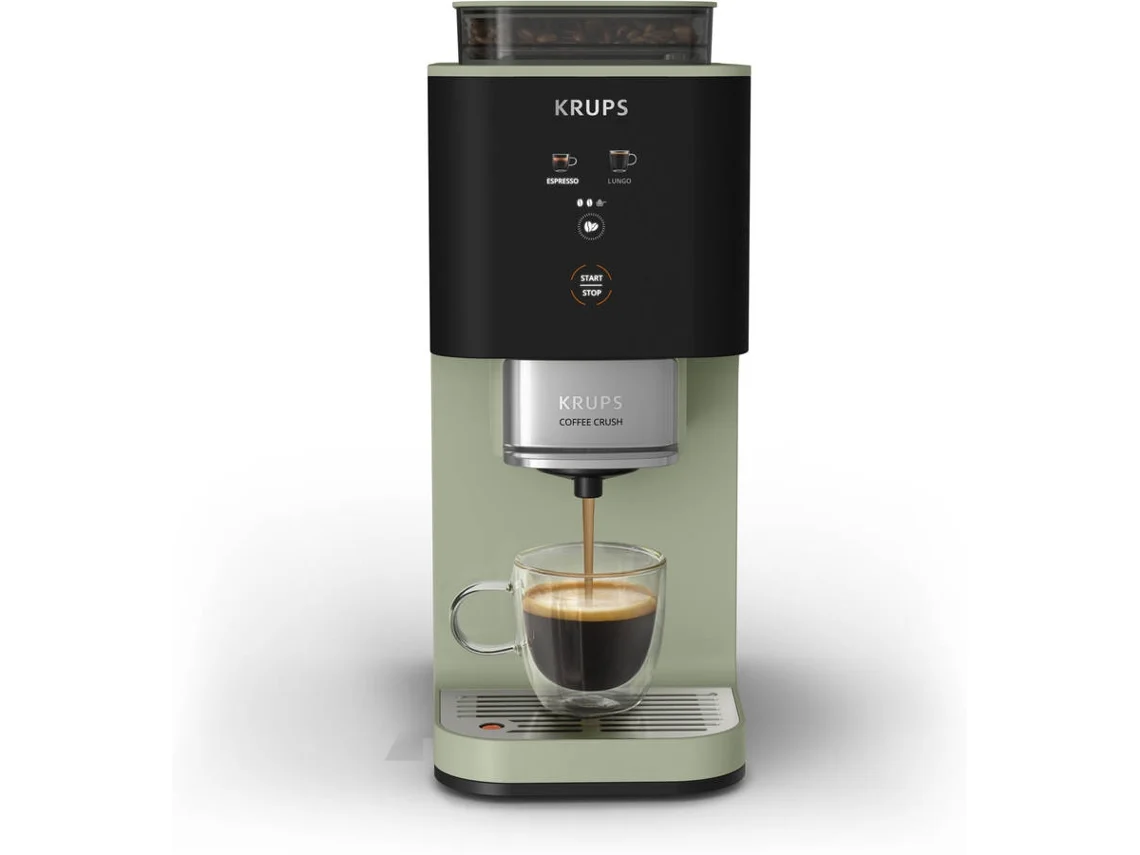 Cafetera Automática KRUPS SA401LE0 COFFEE CRUS Linchen (15 bar - 3 niveles de molienda)