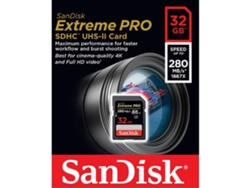Tarjeta de memoria SDHC 32 GB - SANDISK Extreme Pro