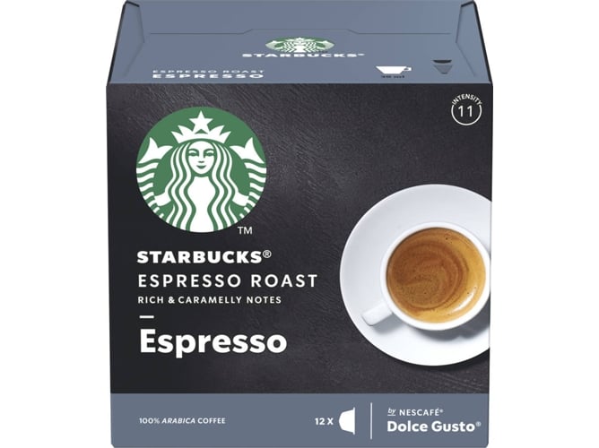 Cápsulas de café Dolce Gusto STARBUCKS Espresso Roast (Pack de 12)