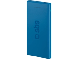 Powerbank SBS Fast Charge (10000 mAh - 2 USB - Azul)