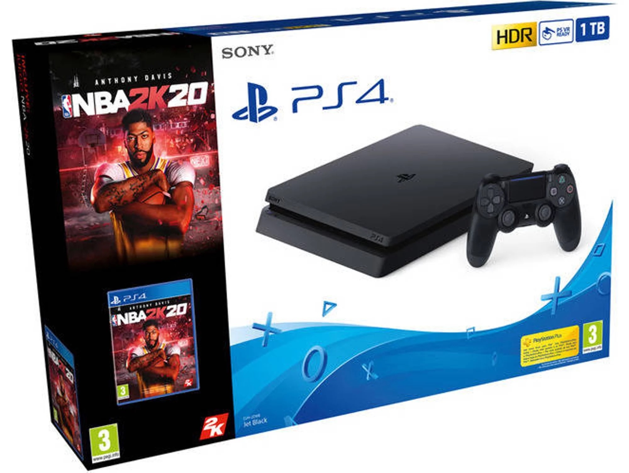 Consola PS4 Slim + NBA 2K20 (1 TB)