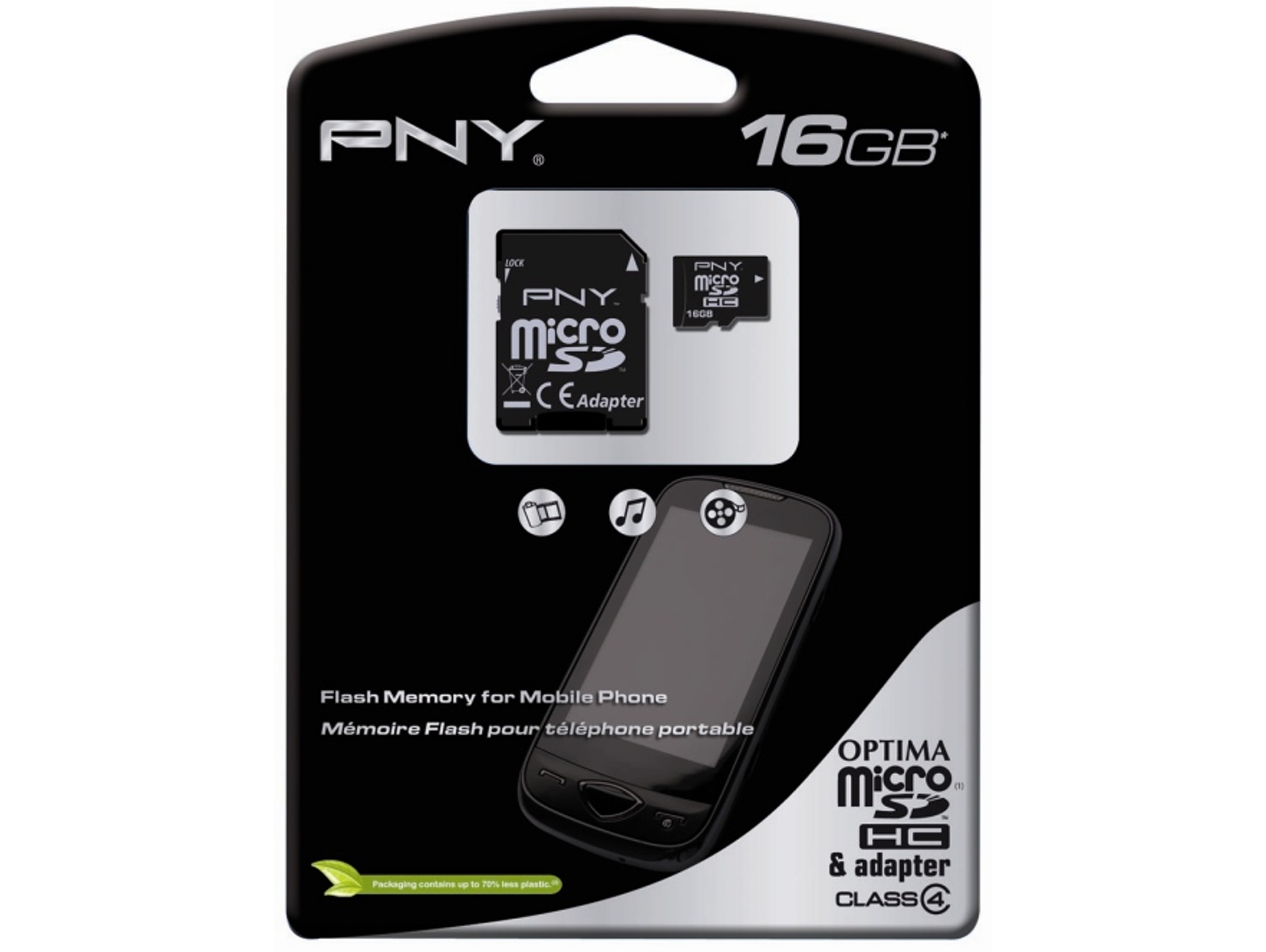Tarjeta de Memoria PNY MicroSDHC 16GB