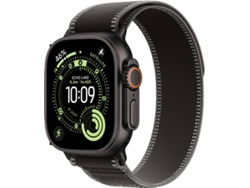  APPLE Watch Ultra 3 GPS + Cellular 49 mm Titanio Negro con Loop Trail Negro/Charcoal (Tamaño M/L)