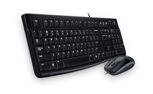 Teclado + Ratón LOGITECH Logitech Mk120 (Óptico)