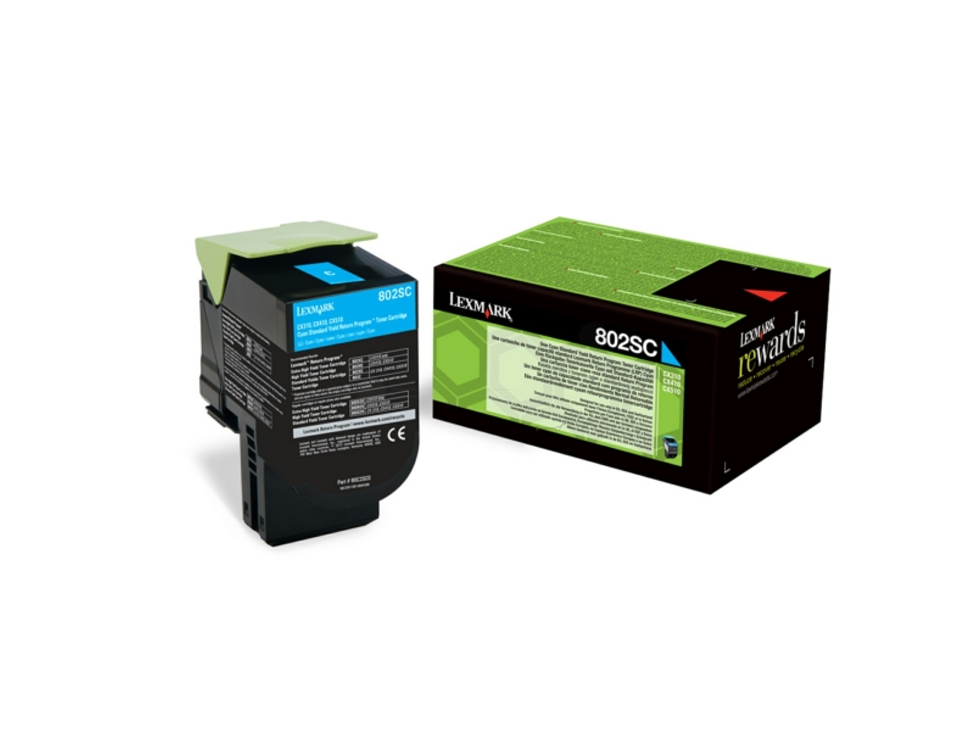 Tóner LEXMARK 80C2SCE Cian
