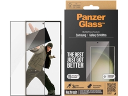 Protector de pantalla de cristal PANZERGLASS para Samsung Galaxy S24 Ultra de ajuste ultra ancho
