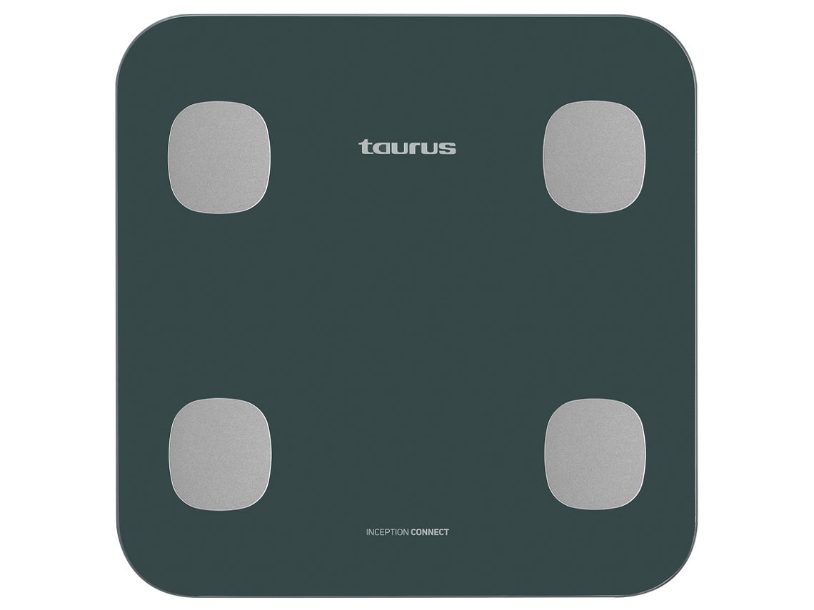 Báscula Digital TAURUS Inception Connect (Cristal Templado - Patas Antideslizantes)