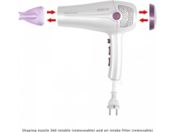 Secador PROFICARE HTD 3020 (2000 - 3 Niveles de temperatura)
