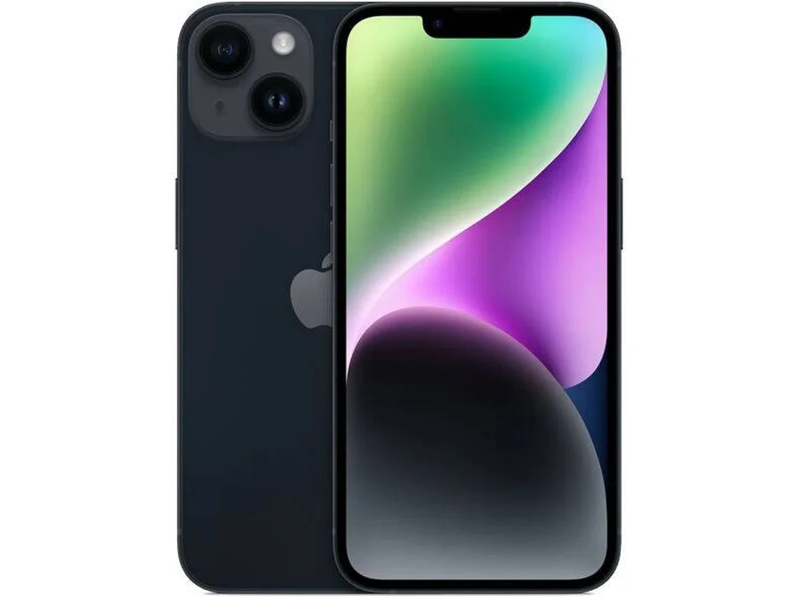 iPhone 14 APPLE (Reacondicionado Flippers Como Nuevo - 6.1'' - 128 GB - Medianoche)
