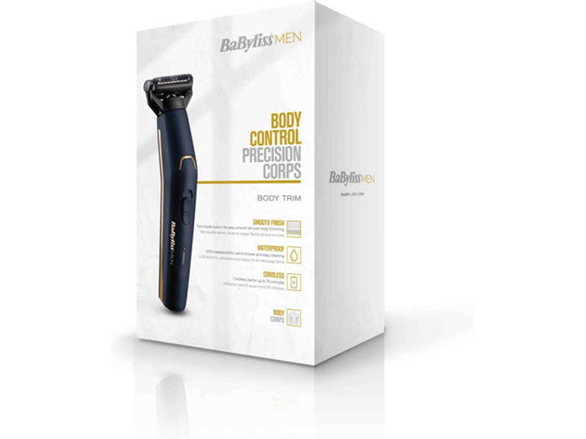 Afeitadora Corporal BABYLISS BG120E (Bateria - 3 - 7 mm)