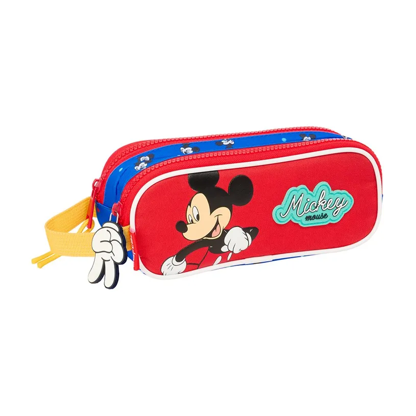 Estuche Doble SAFTA Mickey Mouse Good Day