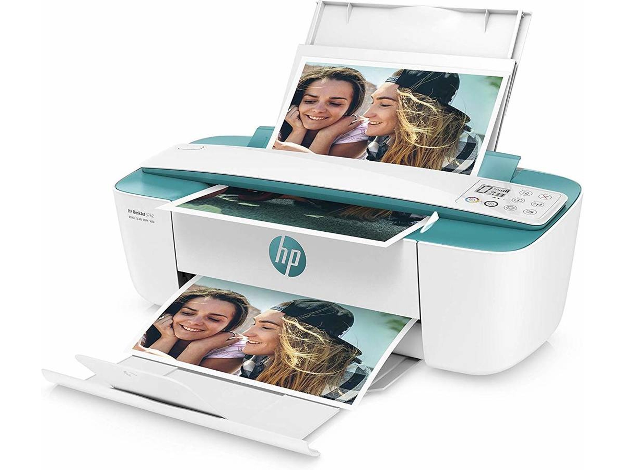 Impresora HP DeskJet 3762 (Multifunción - Inyección de Tinta - Wi-Fi - Instant Ink)