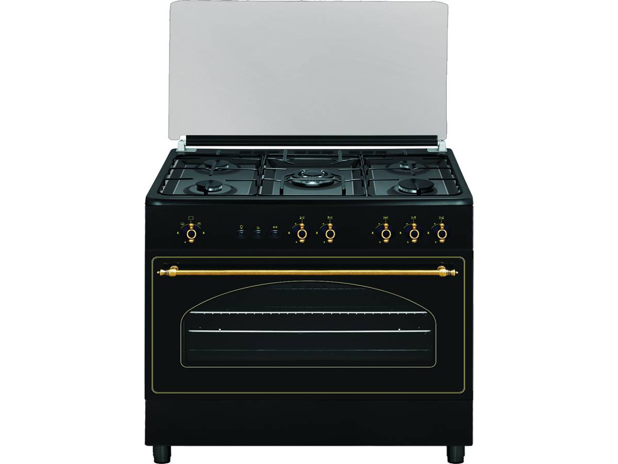 Cocina Reacondicionada VITROKITCHEN RU9060B (Grado A - 110 L - Gas Butano-propano - Negro)