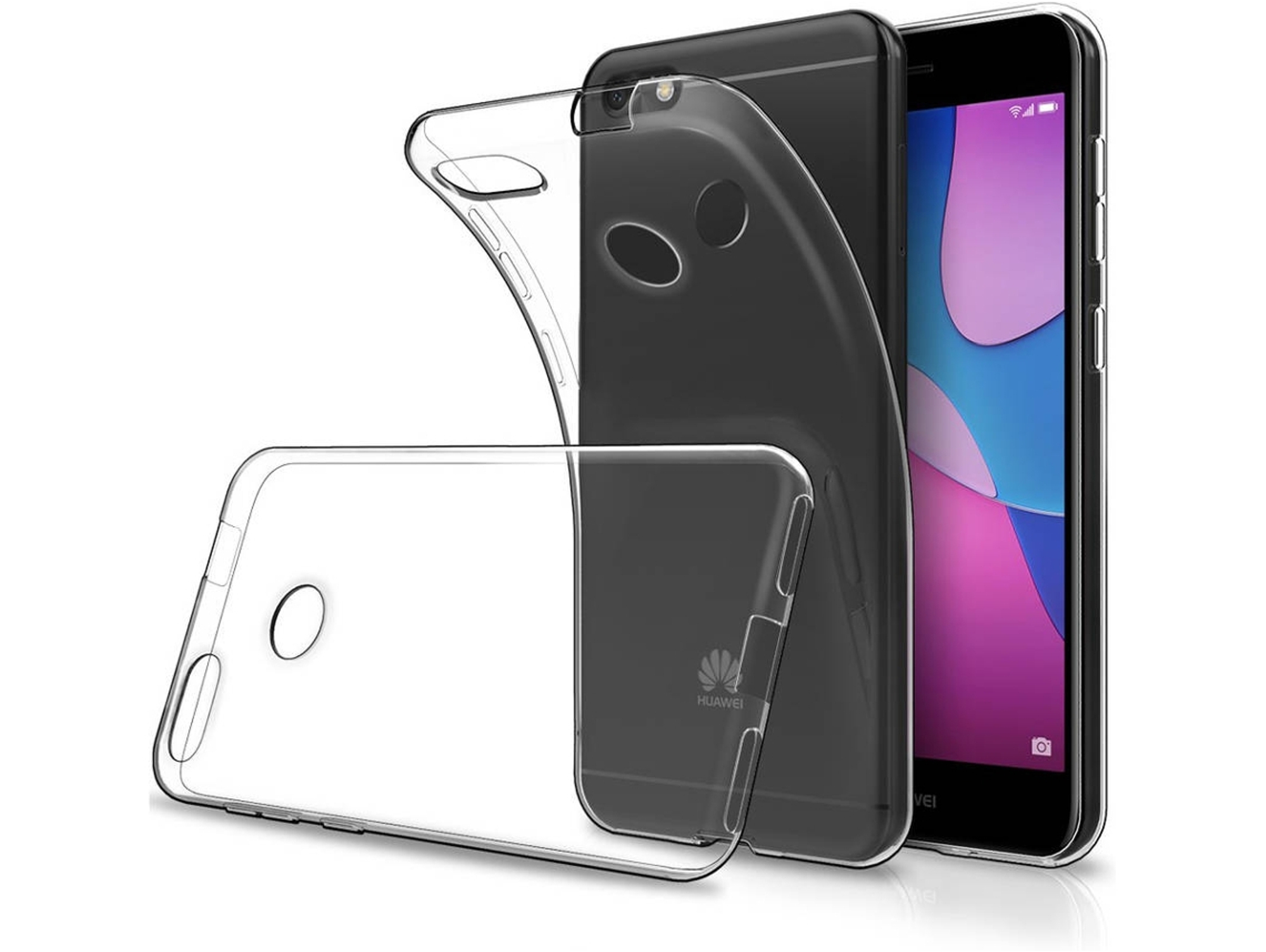 Carcasa Huawei E6 Pro 2017 MUVIT Crystal soft Transparente