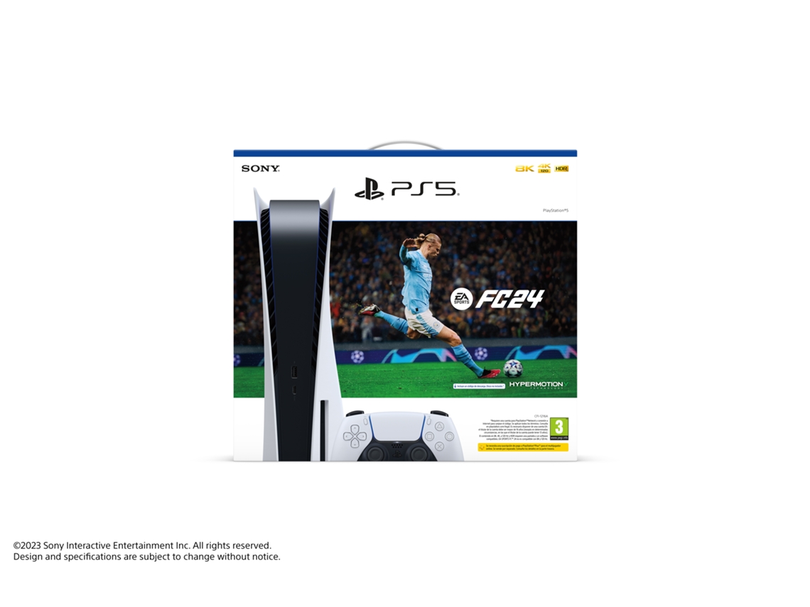 Consola PS5 (825GB) + Juego EA SPORTS FC 24 (Formato Digital) | Worten  Canarias