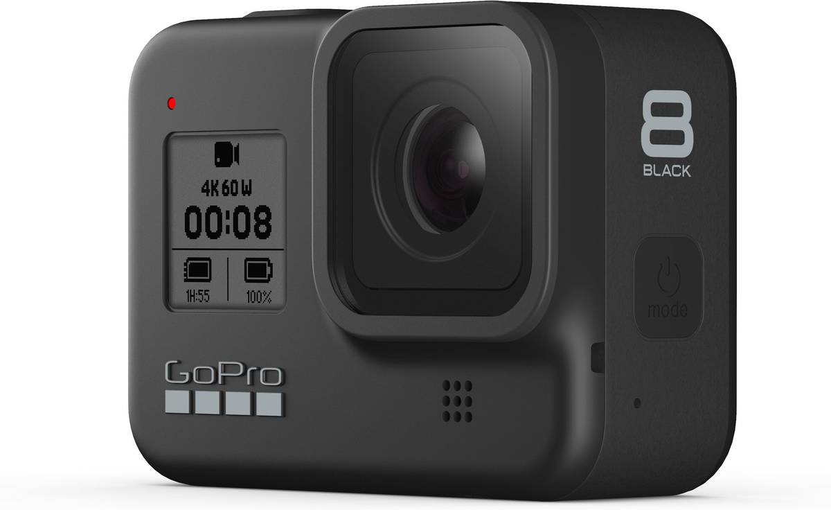 Cámara de Acción GOPRO HERO 8 Black (4K Ultra HD - 12 MP - Wi-Fi y Bluetooth)