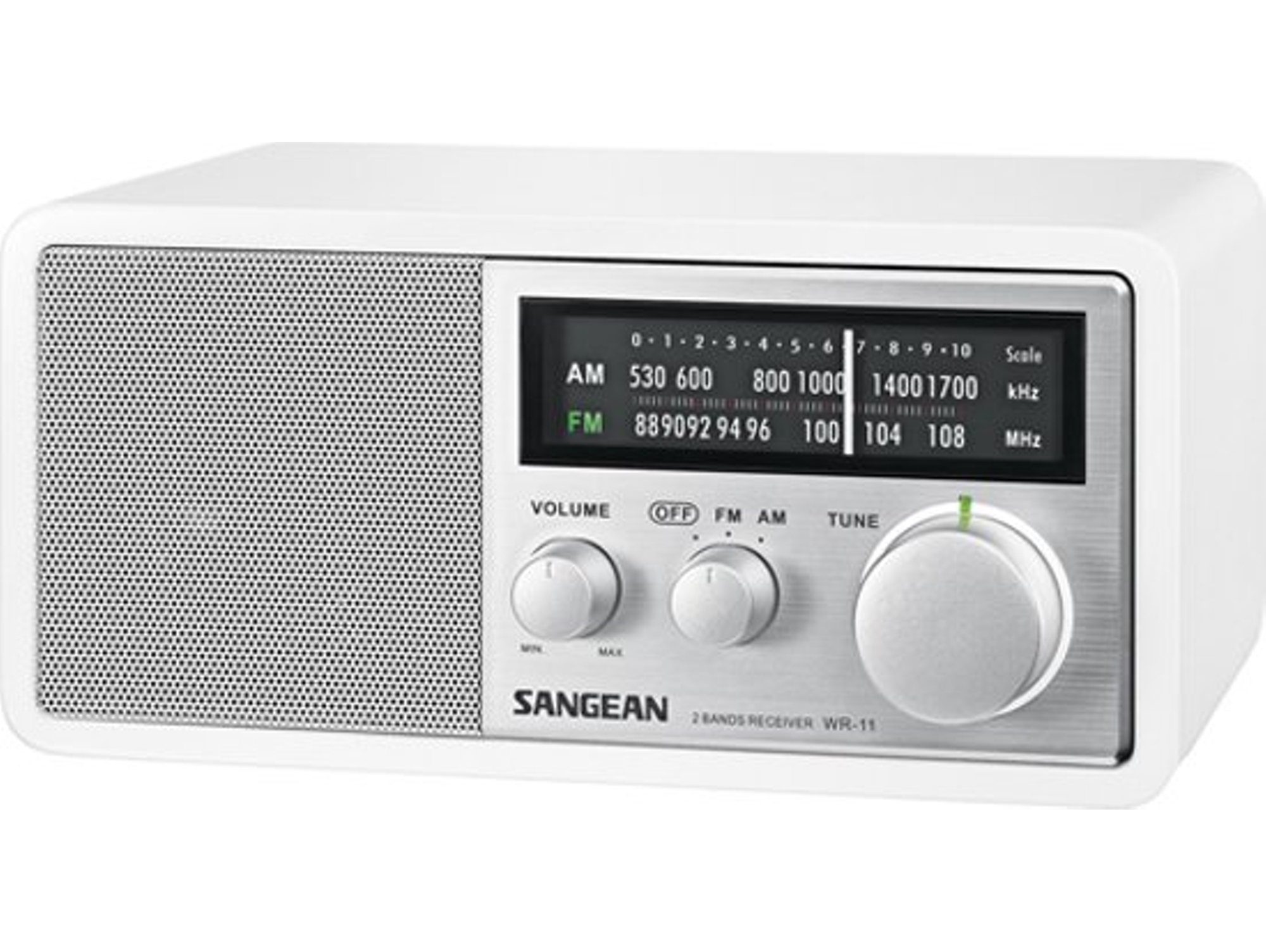 Radio Portátil SANGEAN WR-11 Blanco
