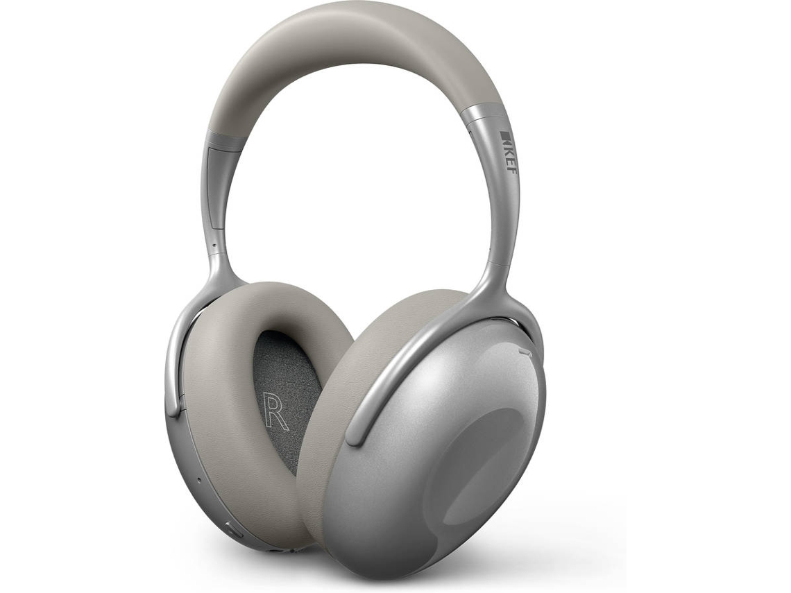 Auscultadores Bluetooth KEF Mu7 Silver Grey (Autonomía: Hasta 40 h - Plateado)