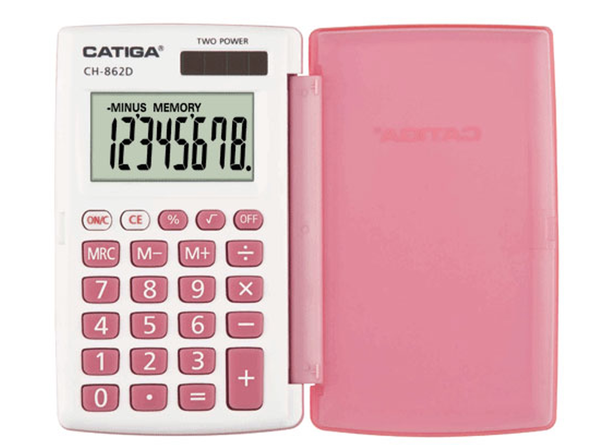 Calculadora Básica de bolsillo CATIGA CH-862D-PK