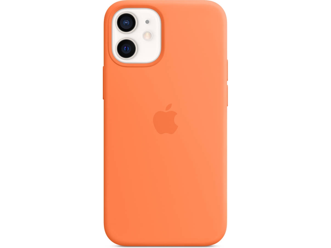 Funda MagSafe iPhone 12 Mini APPLE Silicona Naranja Kumquat
