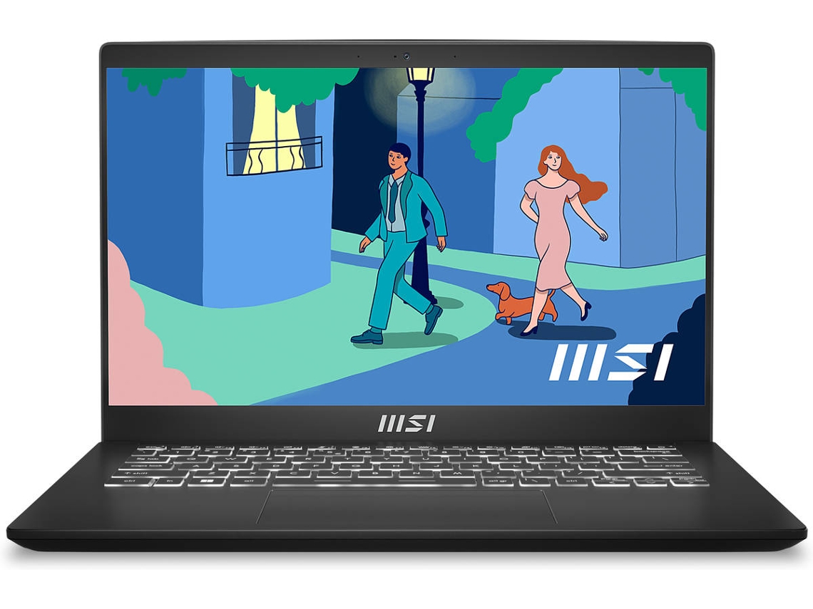Portátil MSI Modern 14 C12M-017XES (14'' - Intel Core i7-1255U - RAM: 16 GB  - 512 GB SSD - Intel Iris Xe Graphics)