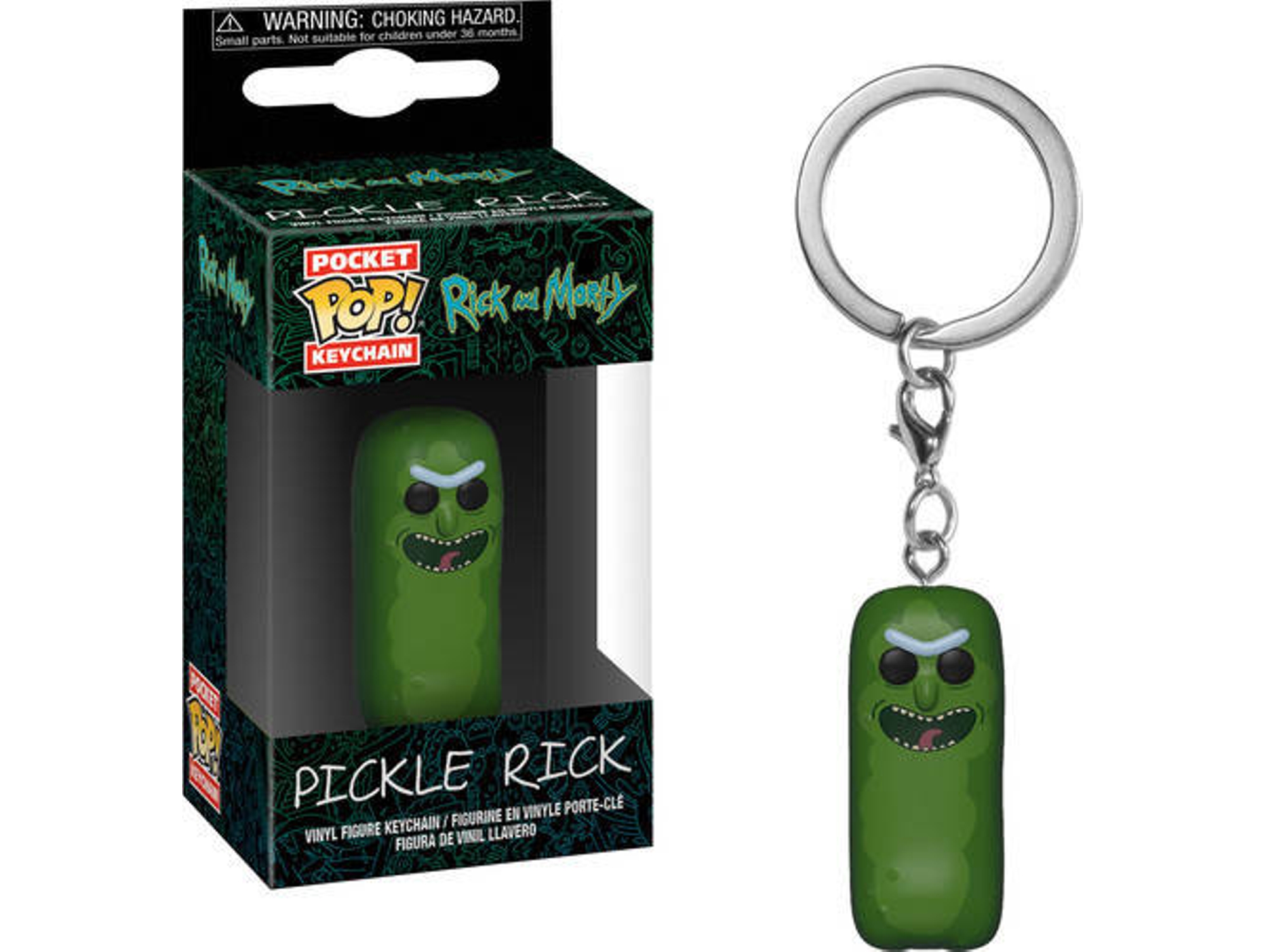 Llavero FUNKO Pop! Rick & Morty: Pickle Rick