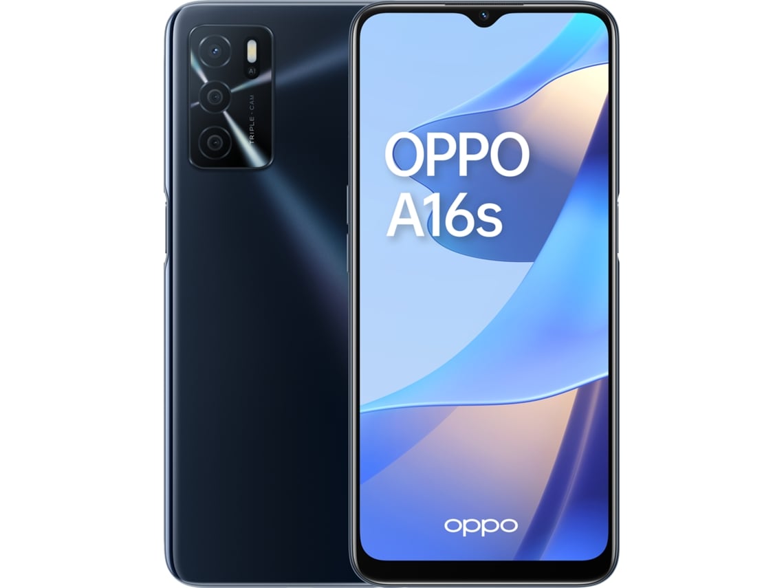 Smartphone OPPO A16s (6.62'' - 4 GB - 64 GB - Negro)