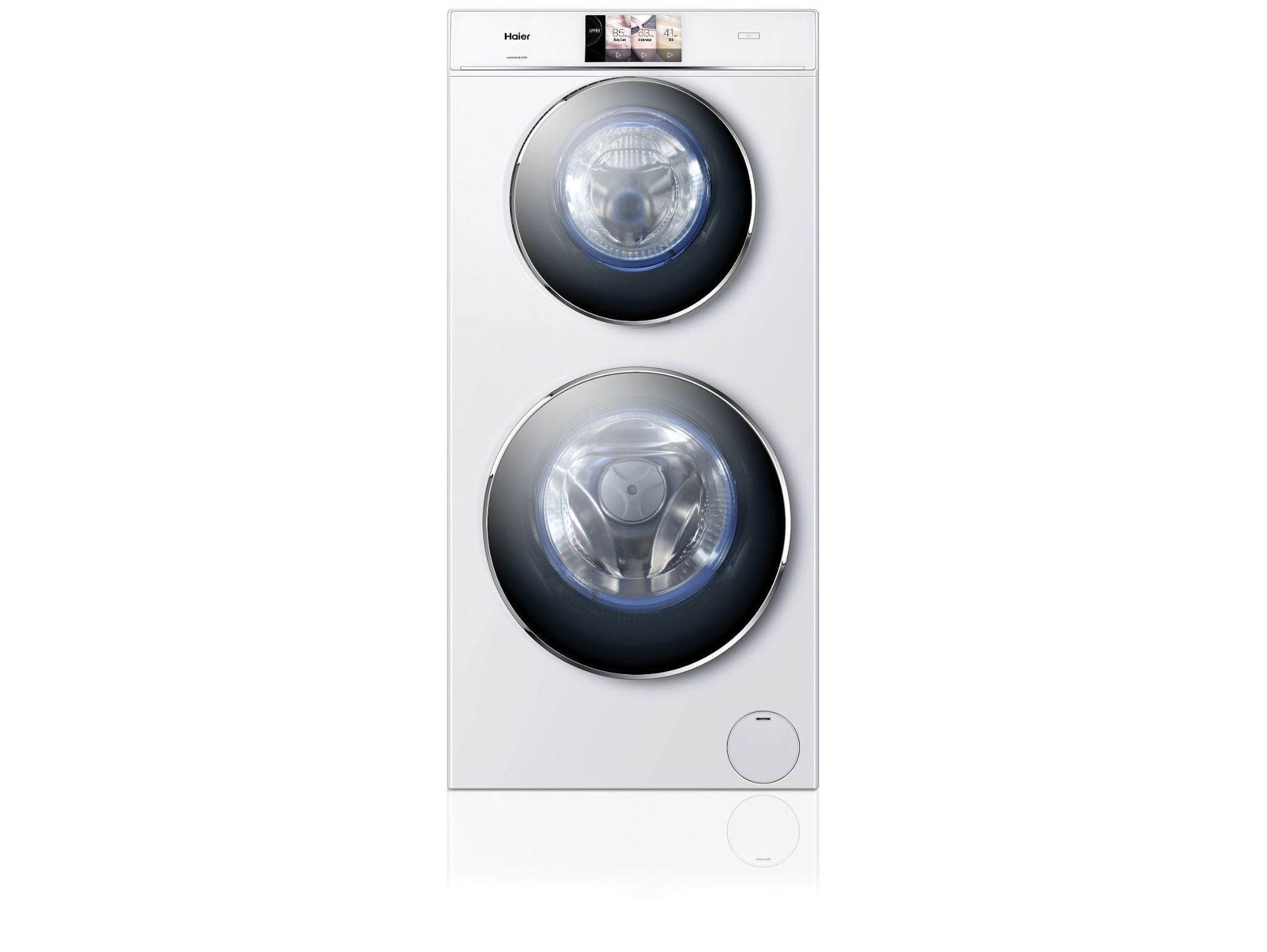 Lavadora HAIER Duo HW120- B1558 (12 kg - 1500 rpm - Blanco)