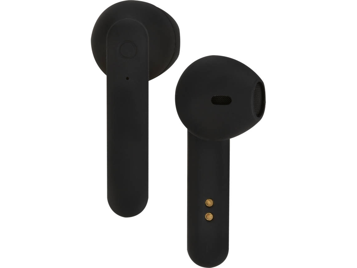 Auriculares Bluetooth True Wireless STREETZ Tws-1104 (In Ear - Micrófono - Negro)