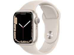 APPLE Watch Series 7 GPS 41 mm Blanco Estrella con Correa Deportiva Blanco Estrella