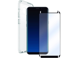 Carcasa y Protector de Pantalla Samsung Galaxy S9 MUVIT Crystal Transparente