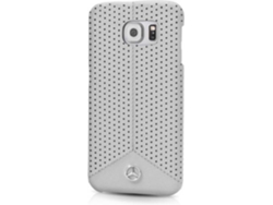 Carcasa Samsung Galaxy S7 Edge MERCEDES BENZ Piel Plateado