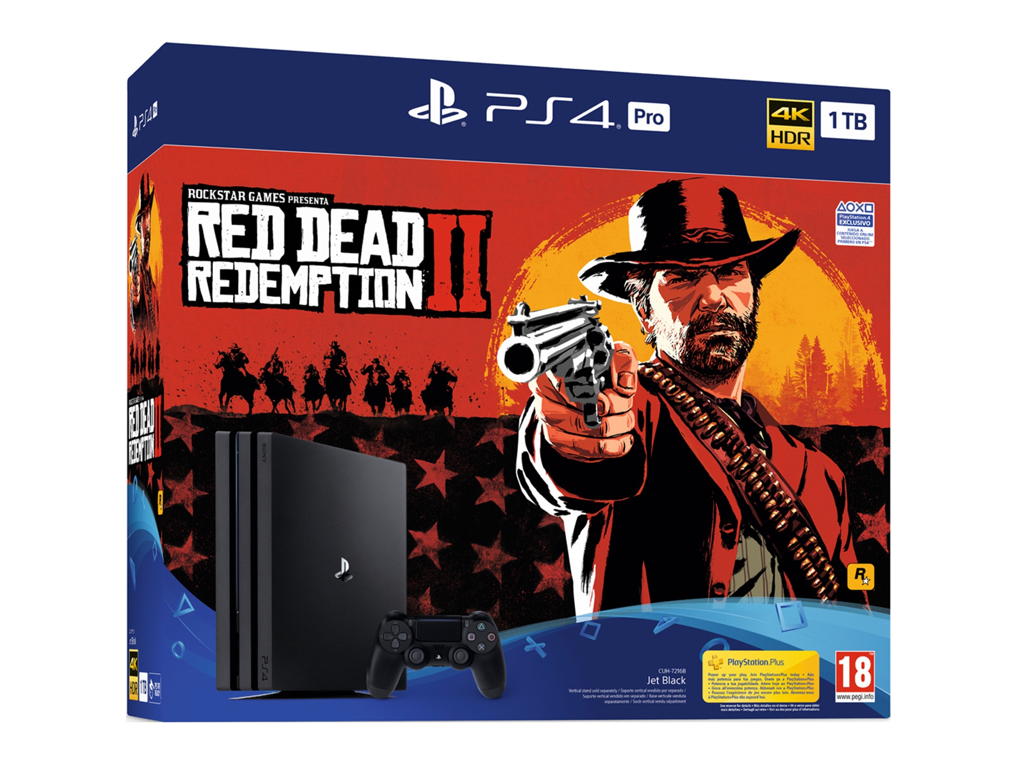 Consola PS4 Pro + Red Dead Redemption 2 (1 TB)