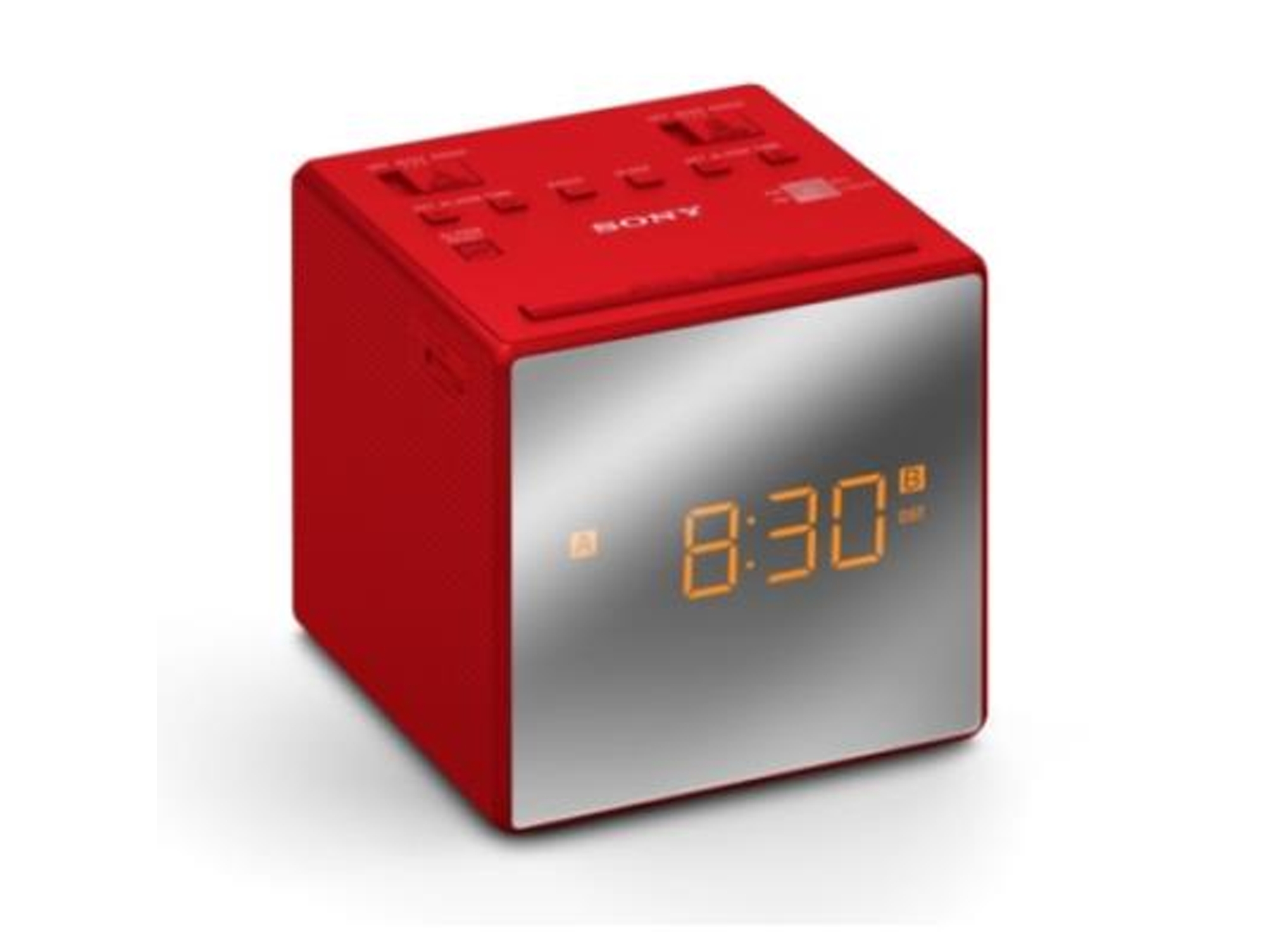 Radio Despertador SONY ICF-C1TR.CED (Rojo - digital - AM/FM - Alarma Doble - Función Snooze)