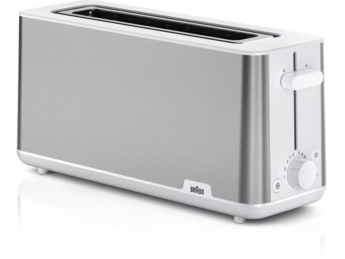 Tostadora BRAUN Purshine HT1610WH (900 W - 1 Abertura)