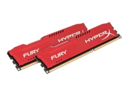 Memoria RAM DDR3 HYPERX Fury (2 x 4 GB - 1866 MHz - CL 10 - Rojo)