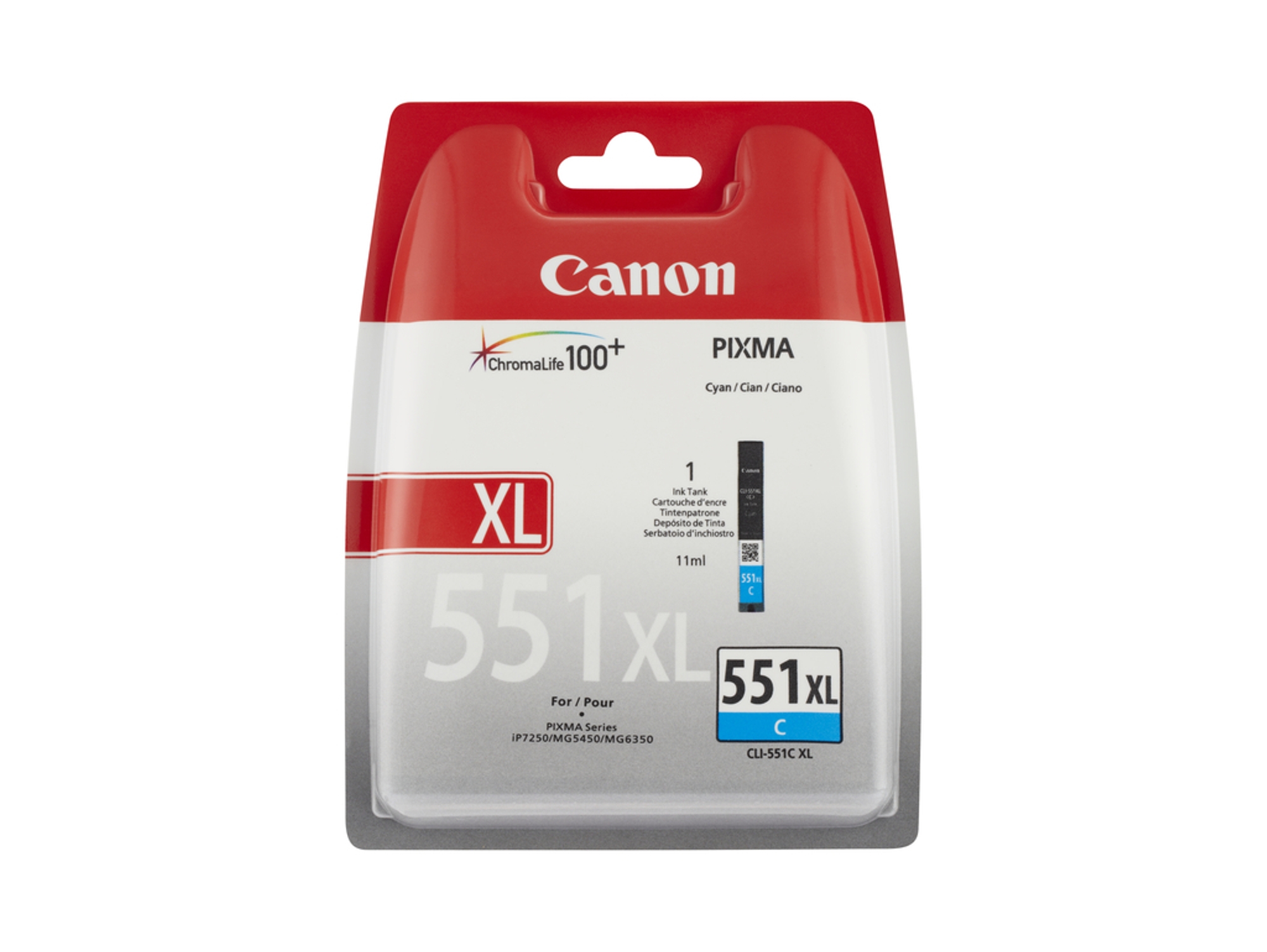 Cartucho de tinta Original CANON CLI-551XL Cián 6444B001