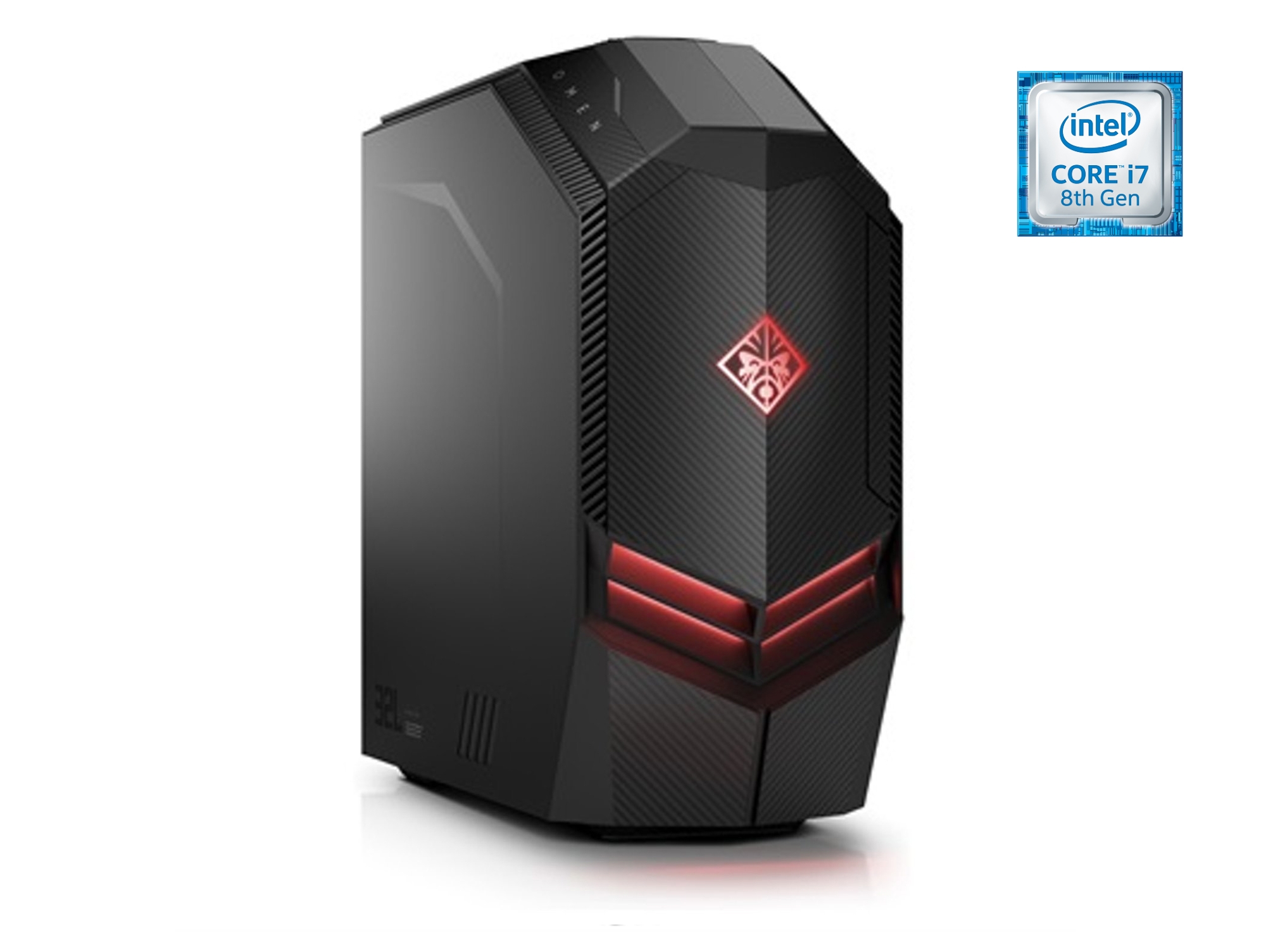 Desktop Gaming HP OMEN 880-140ns (Intel Core i7-8700 - NVIDIA GeForce GTX 1050 Ti - RAM: 16 GB - 1 TB HDD)