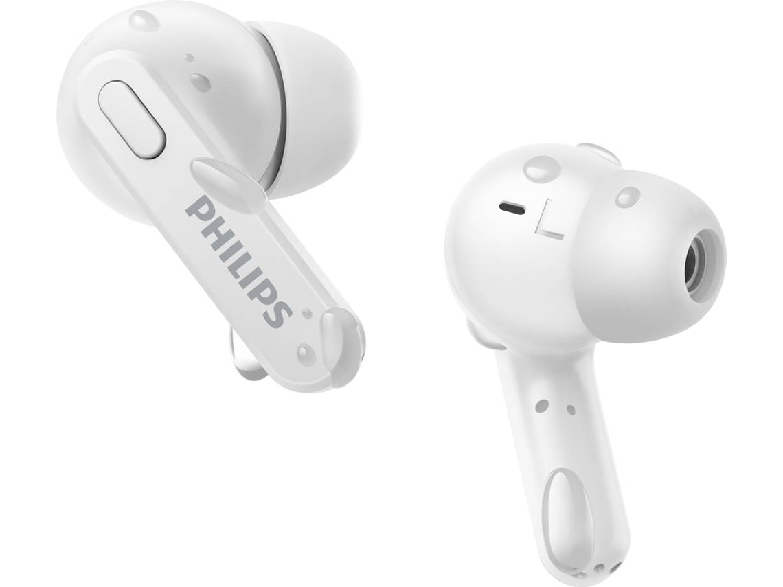 Auriculares Bluetooth True Wireless PHILIPS Tat2205Wt (In Ear - Micrófono - Blanco)