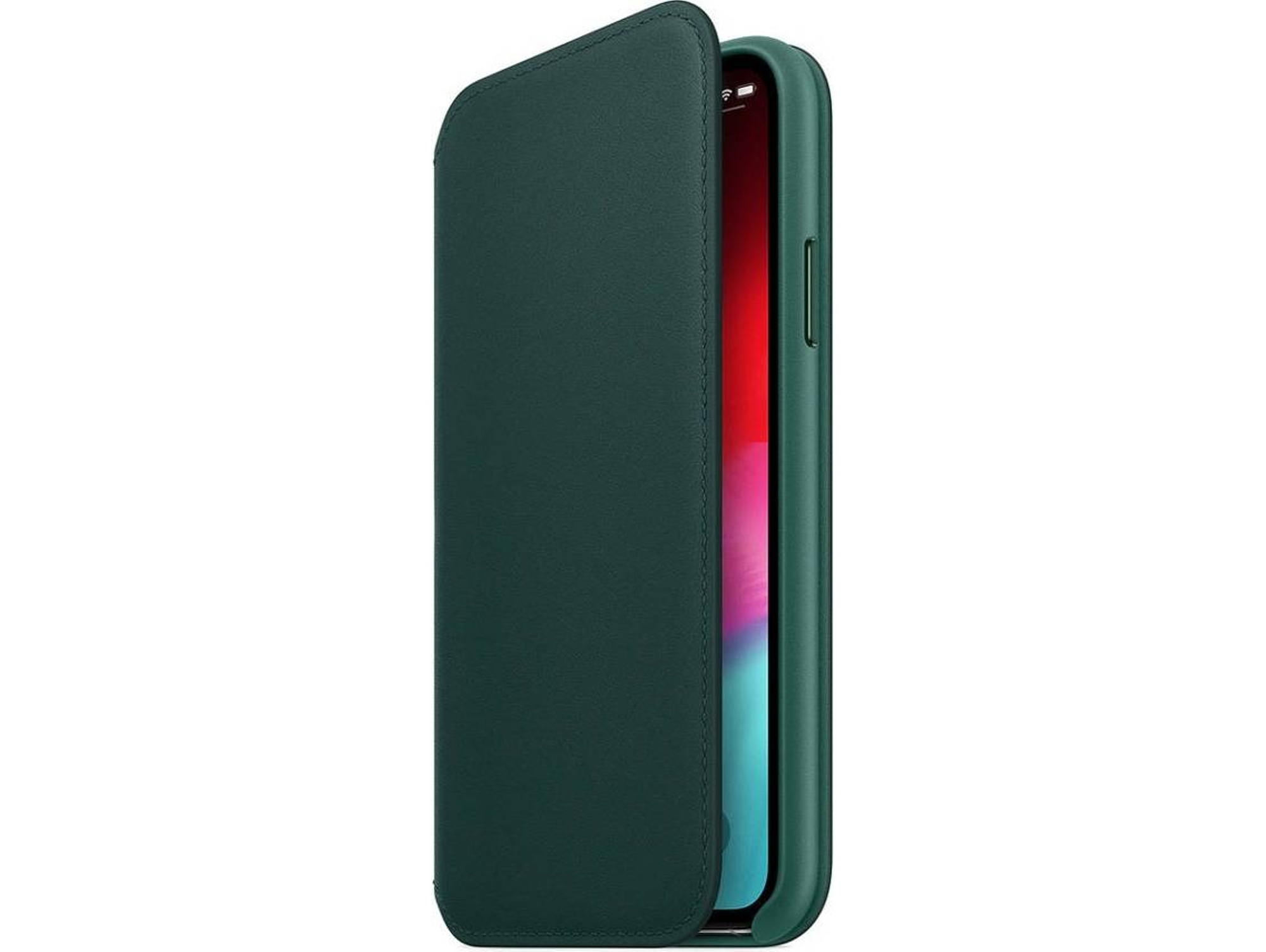Funda APPLE iPhone Xs Folio Verde