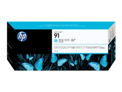 Cartucho de Tinta Original HP 91 C9470A Cián Claro  para DesignJet Z6100, Z6100ps