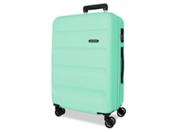 Maleta de Viaje Mediana ROLL ROAD Flex Verde Claro (65x46x23cm - 56L)