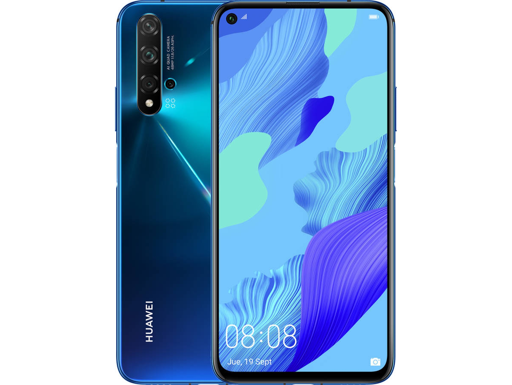 Smartphone HUAWEI Nova 5T (6.26'' - 6 GB - 128 GB - Azul)